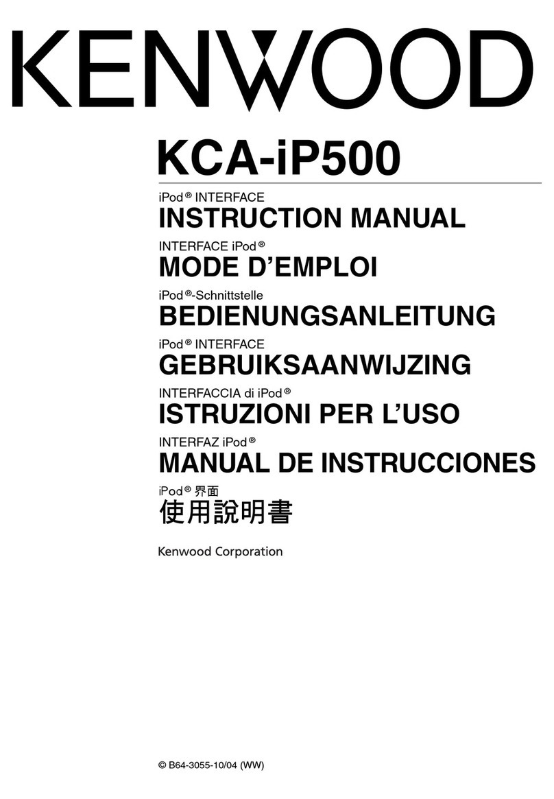 Kenwood KCA-IP500 instruction manual