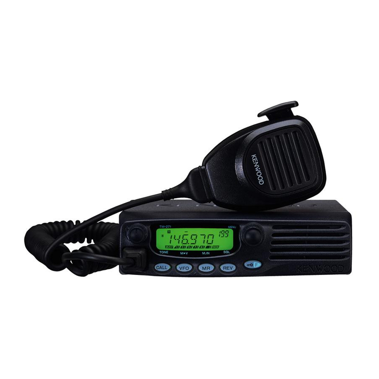 Kenwood TM-271 User manual