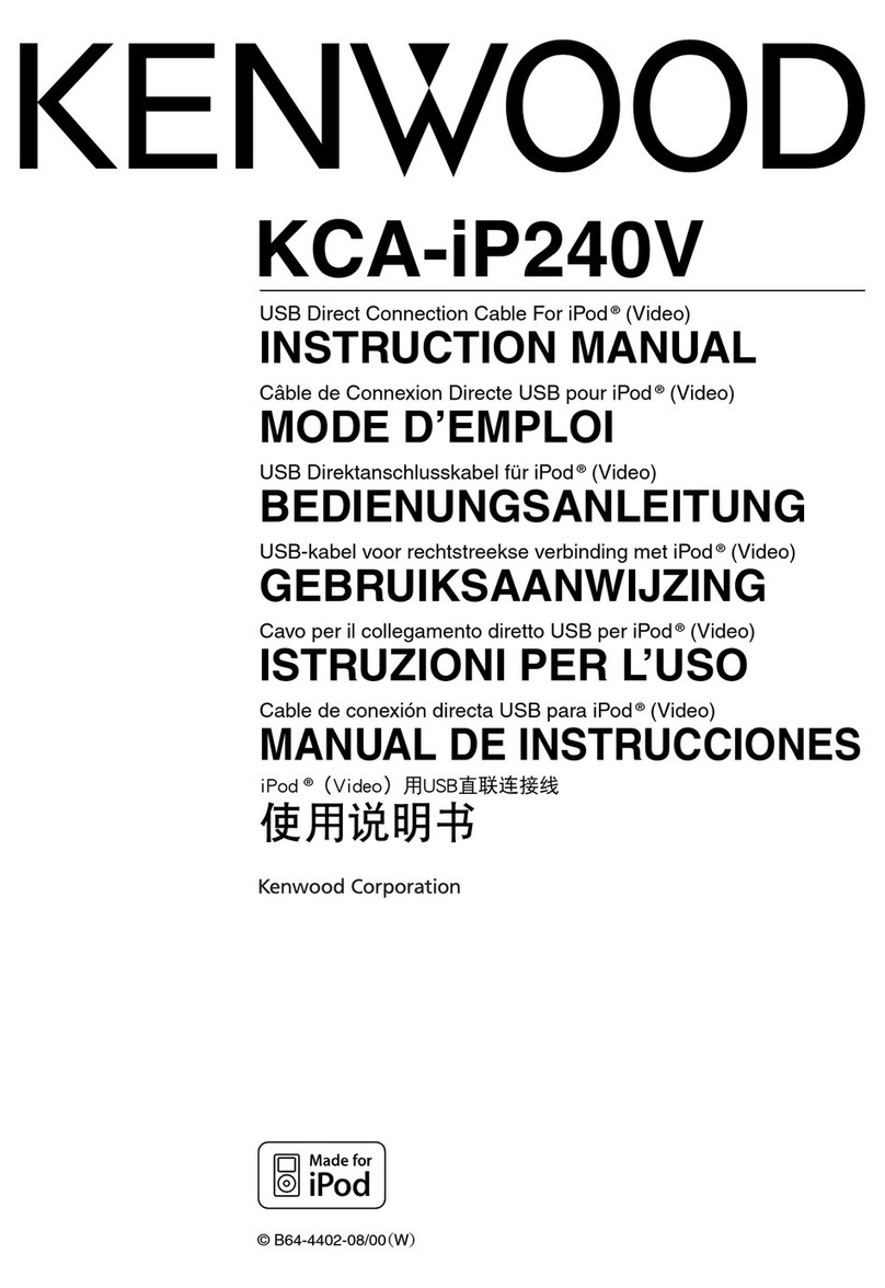 Kenwood KDV-5241U instruction manual