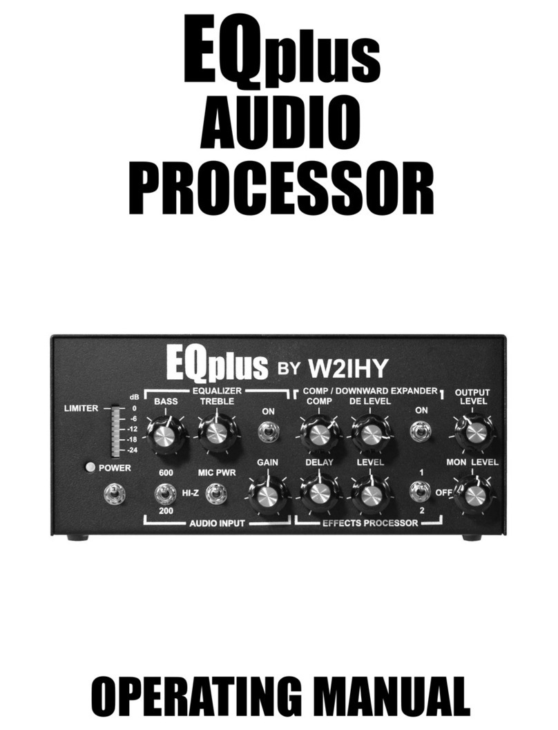 W2IHY AUDIO PROCESSOR User manual