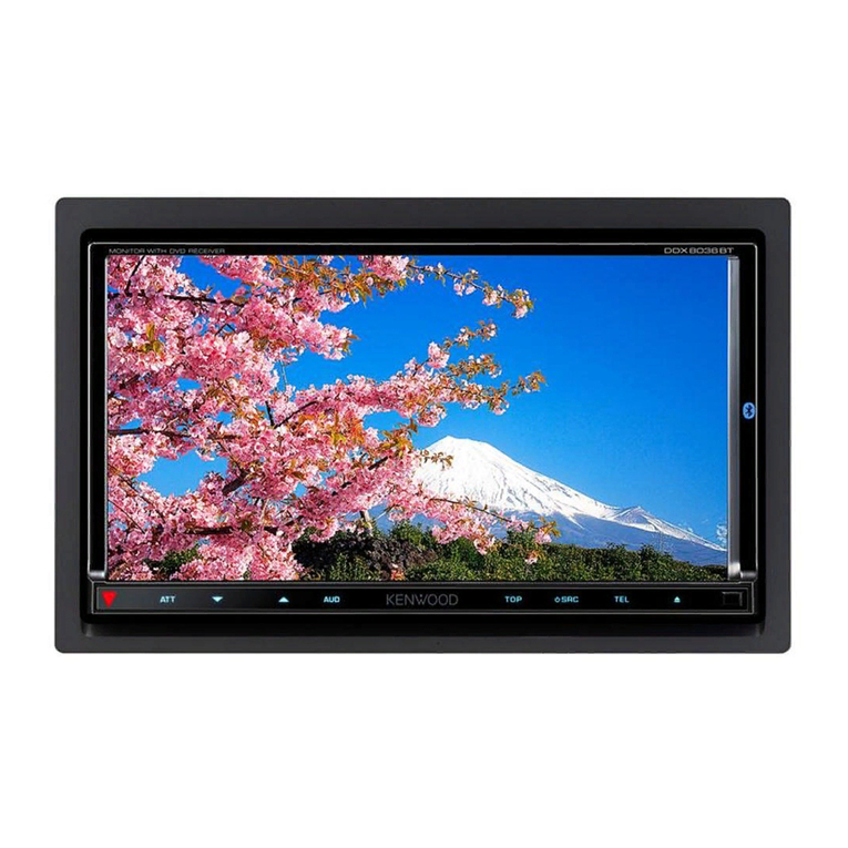 Kenwood DDX8036BT User manual