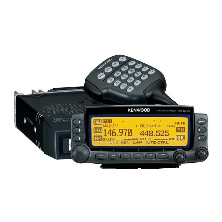 Kenwood TM-D700 E User manual Kenwood TM-D700 E User manual