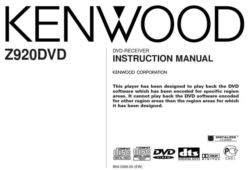 Kenwood Z920DVD User manual