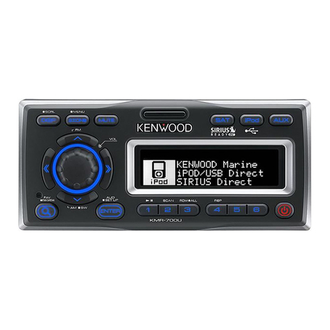 Kenwood KMR-700U - Radio / Digital Player User manual