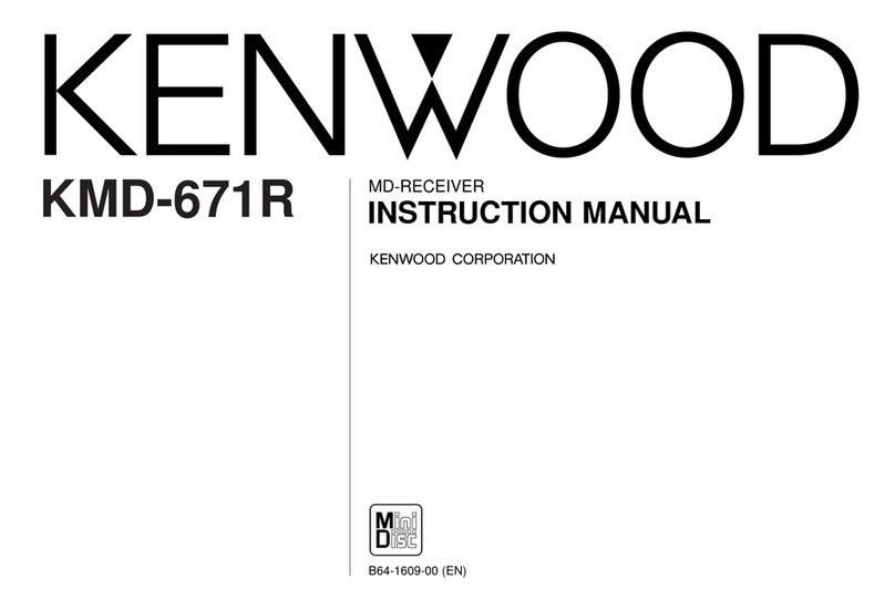 Kenwood KMD-671R User manual