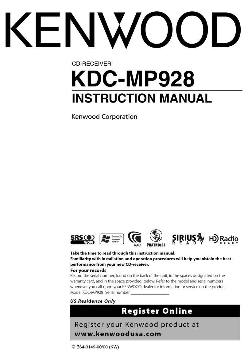 Kenwood KDC-MP928 User manual