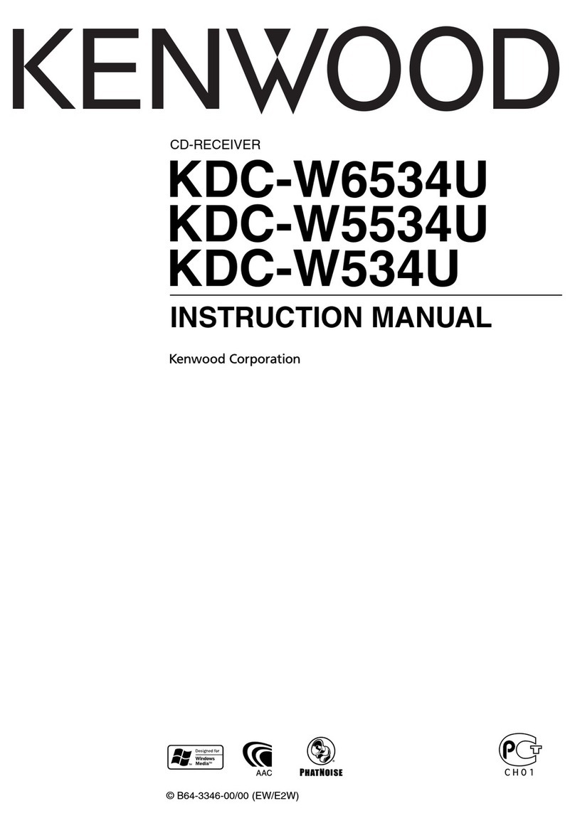 Kenwood KDC-W534U User manual