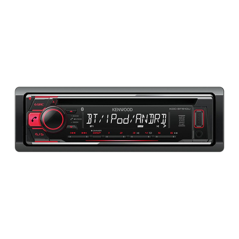 Kenwood KDC-MP632U - USB/AAC/WMA/MP3/CD Receiver With External Media... User manual