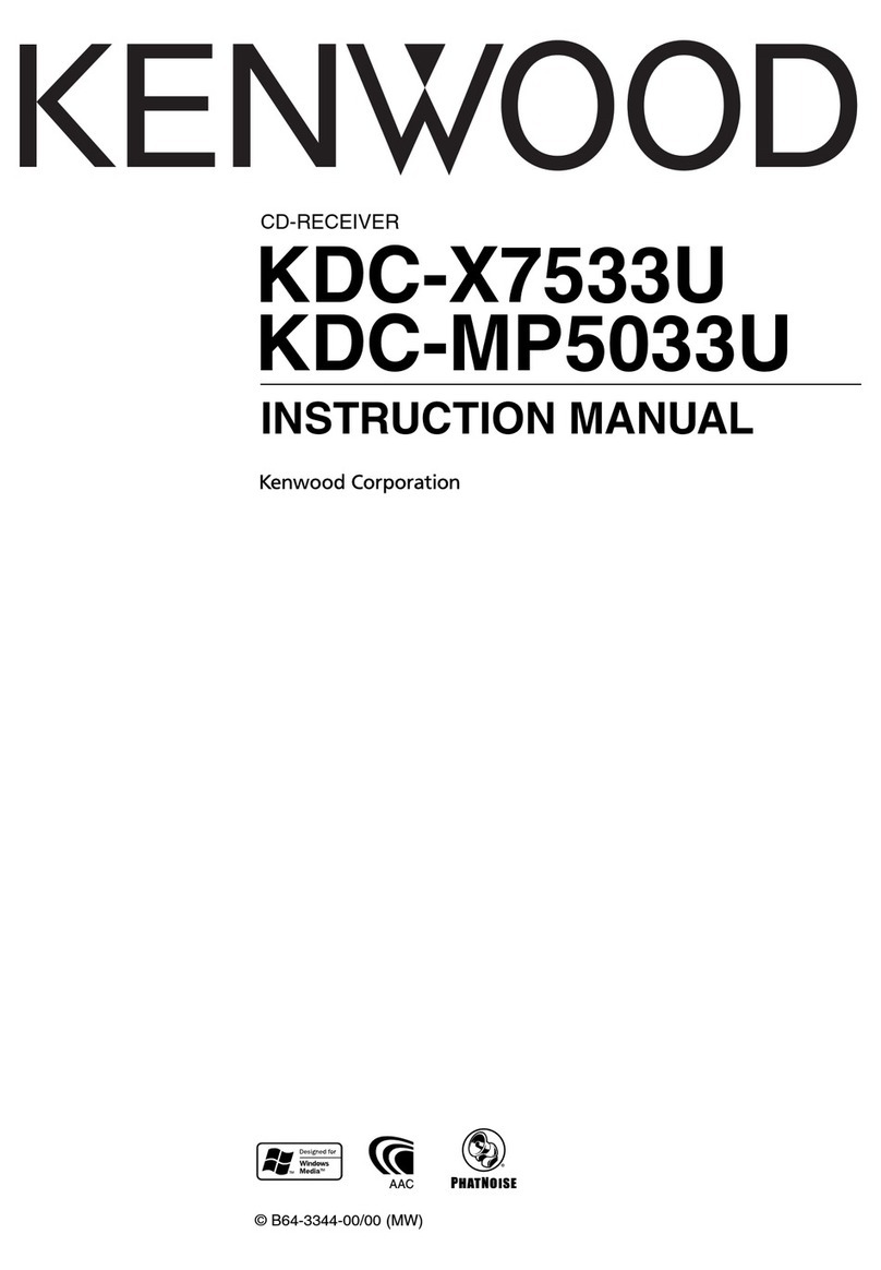 Kenwood KDC-MP5033 User manual