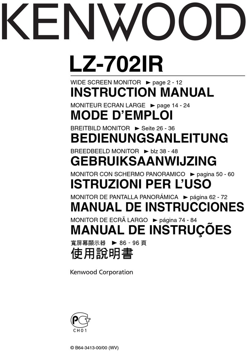 Kenwood LZ-702IR - LCD Monitor User manual