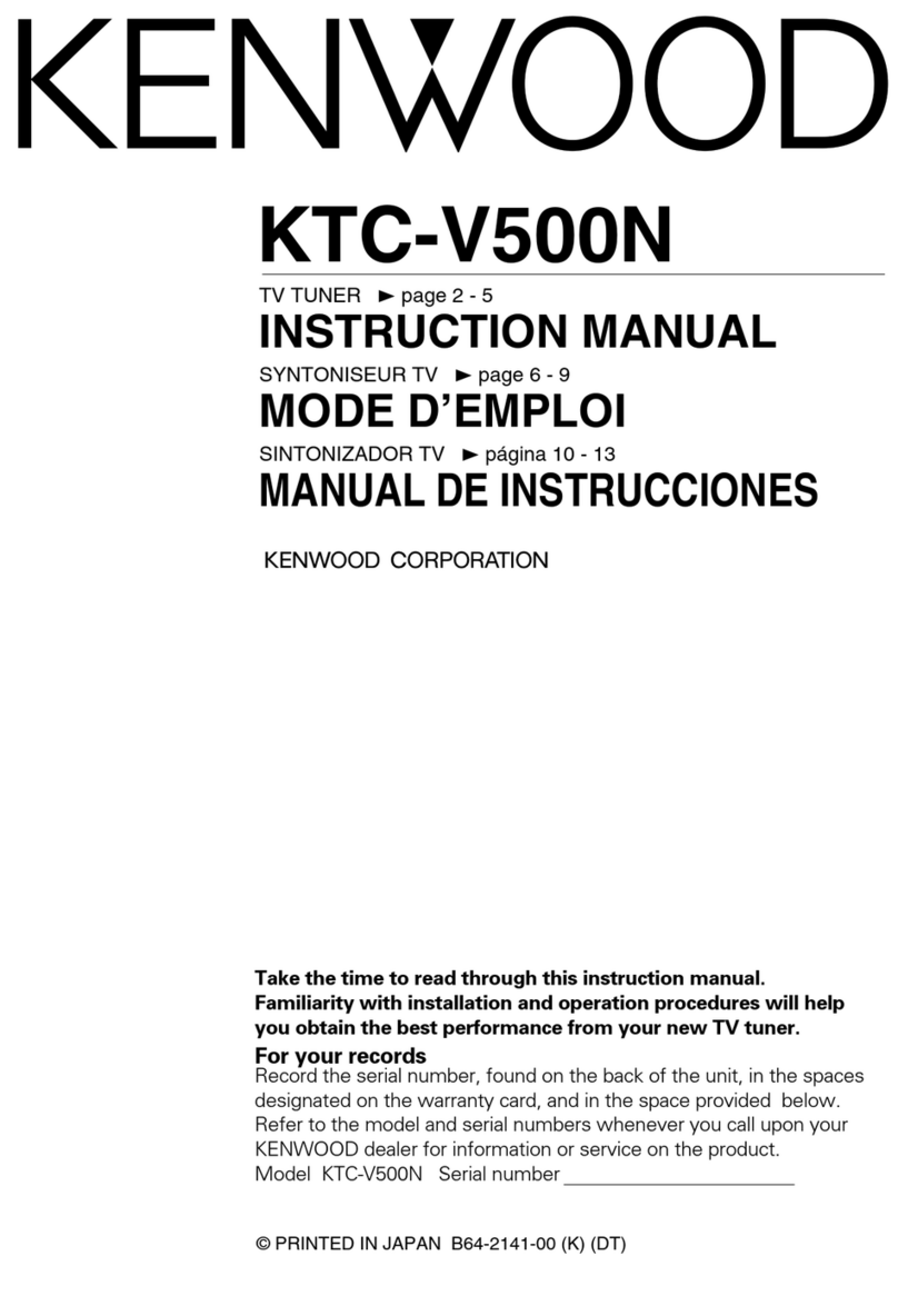 Kenwood KTC-V500N User manual