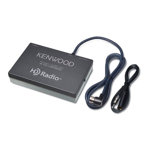 Kenwood KTC-HR300 - HD Radio Tuner Box User manual