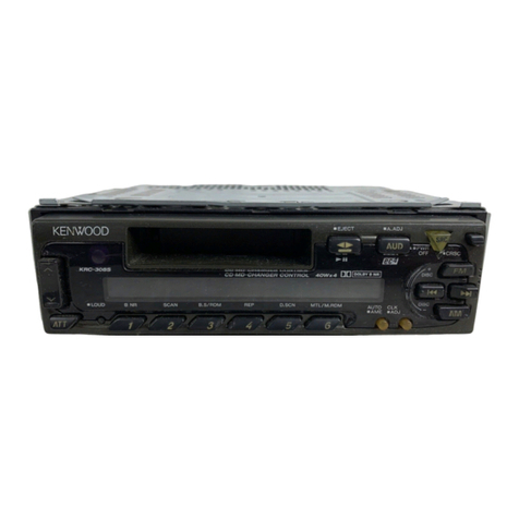 Kenwood KRC-308S User manual