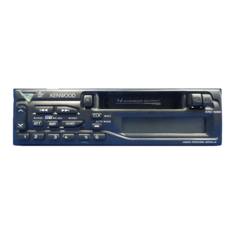 Kenwood KRC-108S instruction manual