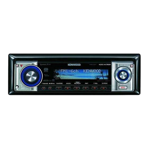 Kenwood KDC-W7031 instruction manual