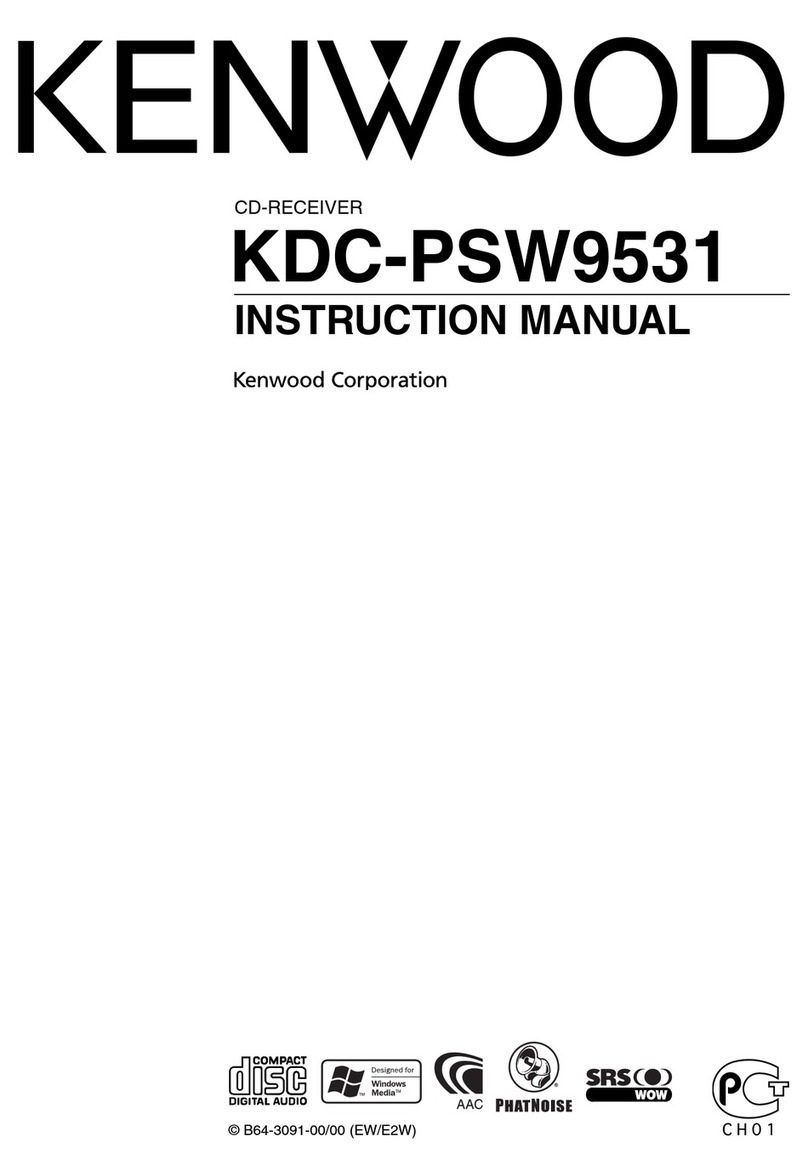 Kenwood KDC-PSW9531 instruction manual