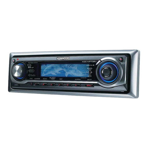 Kenwood MP635 - KDC Radio / CD User manual
