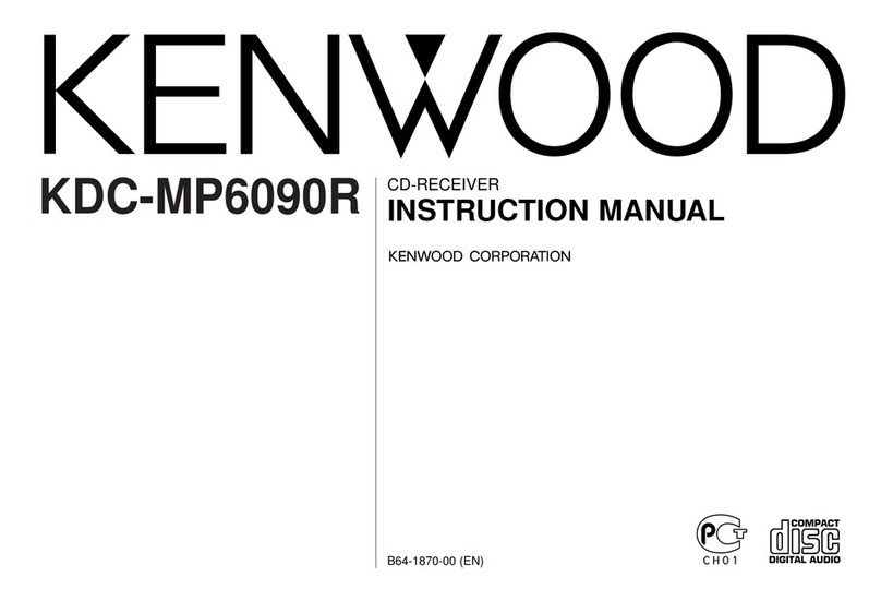 Kenwood KDC-MP6090R instruction manual