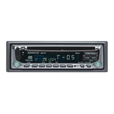 Kenwood KDG119S User manual