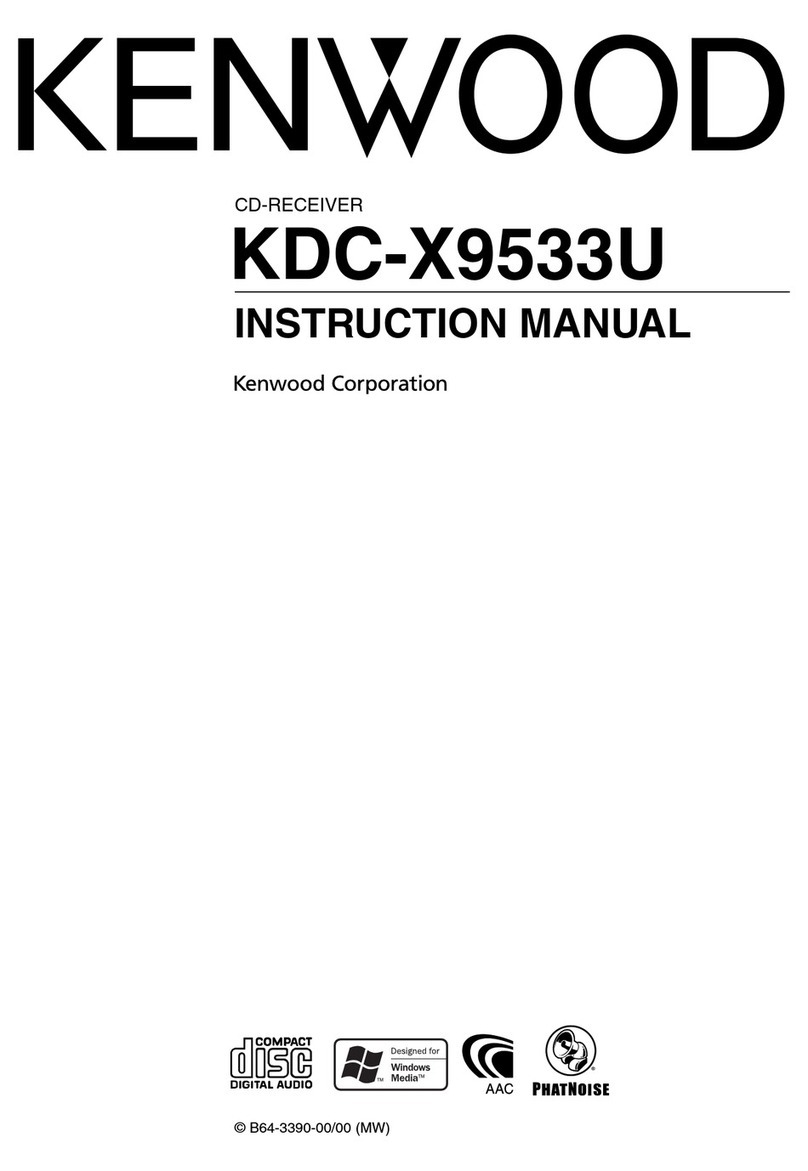 Kenwood KDC-X9533U User manual