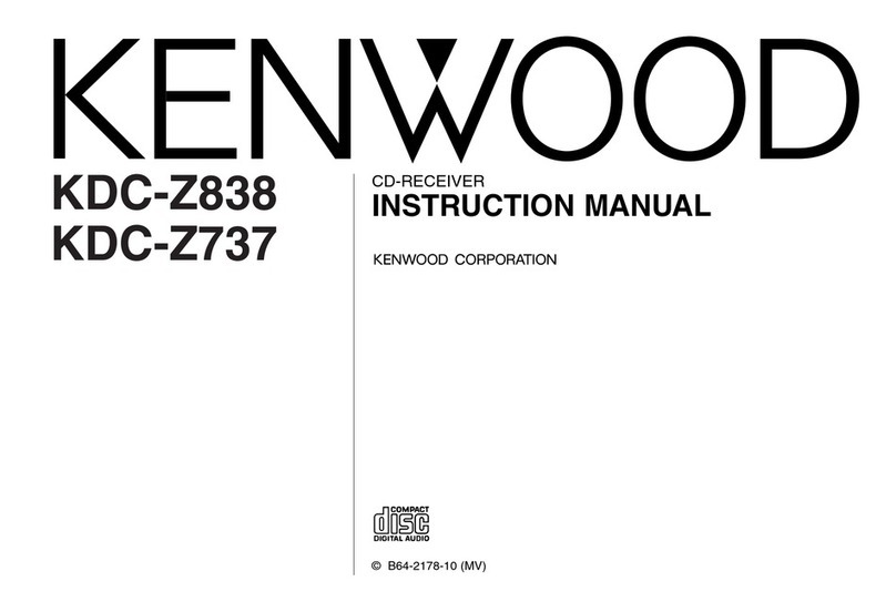 Kenwood KDC-Z737 User manual