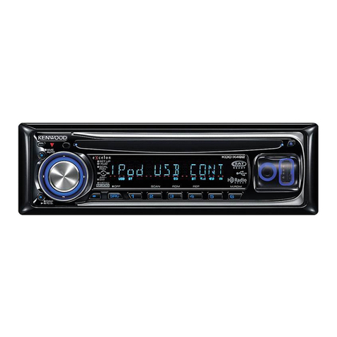 Kenwood KDC-X492 - eXcelon Radio / CD User manual