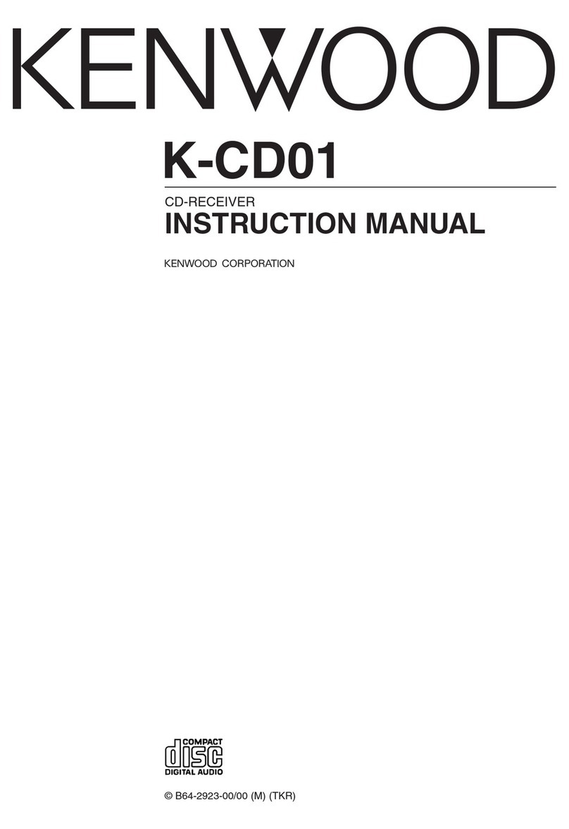 Kenwood K-CD01 instruction manual Kenwood K-CD01 instruction manual
