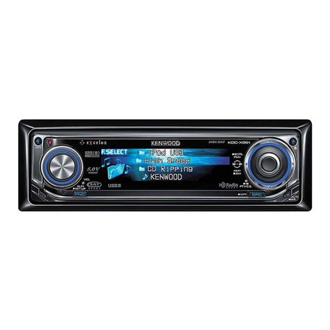 Kenwood KDC-X991 - Excelon CD Receiver User manual