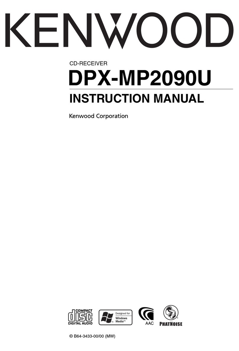 Kenwood DPX-MP2090U User manual