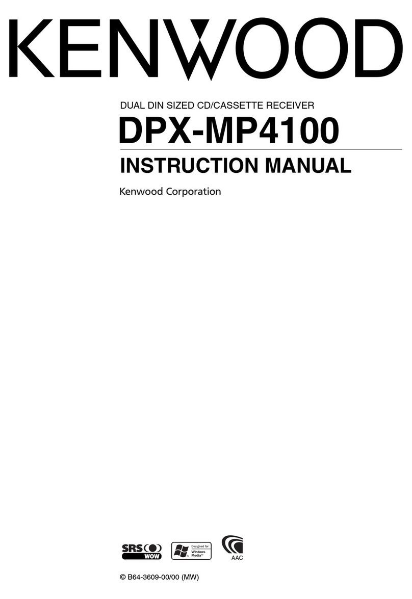 Kenwood DPX-MP4100 User manual