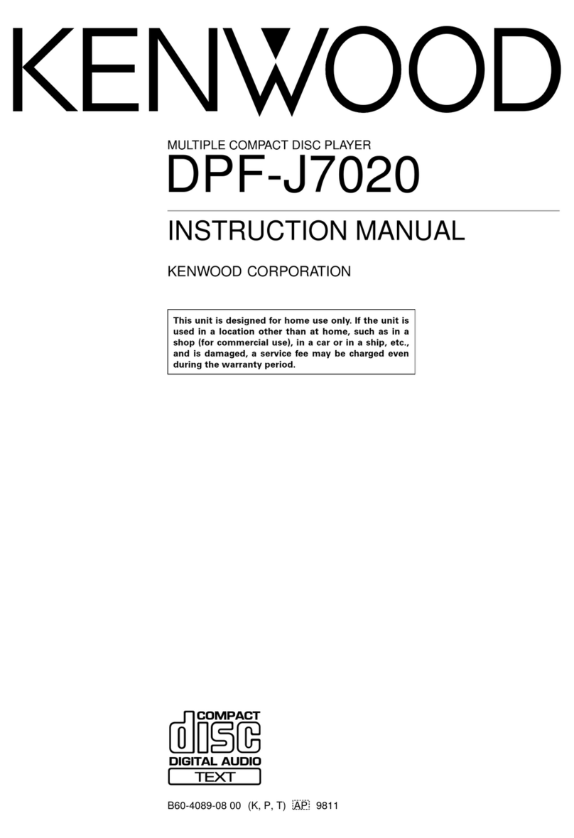 Kenwood DPF-J7020 User manual Kenwood DPF-J7020 User manual
