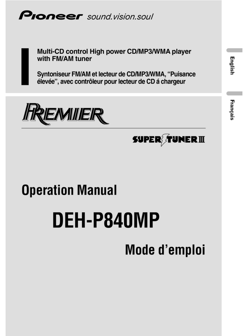 Pioneer CRD3569-A Operation manual Pioneer CRD3569-A Operation manual