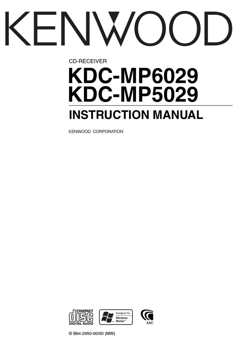 Kenwood KDC-MP5029 User manual