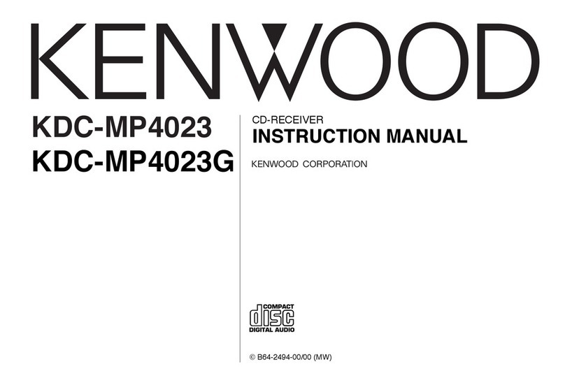 Kenwood KDC-MP4023 instruction manual