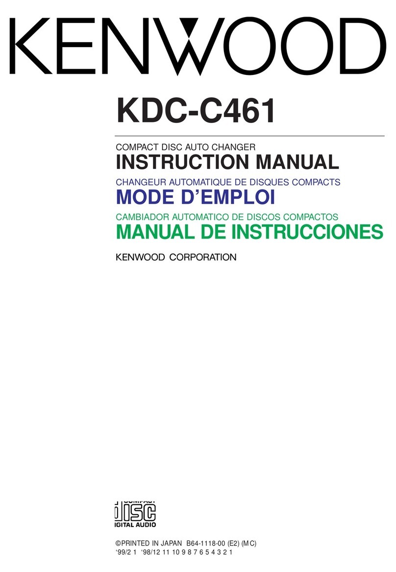 Kenwood KDC-C461 User manual