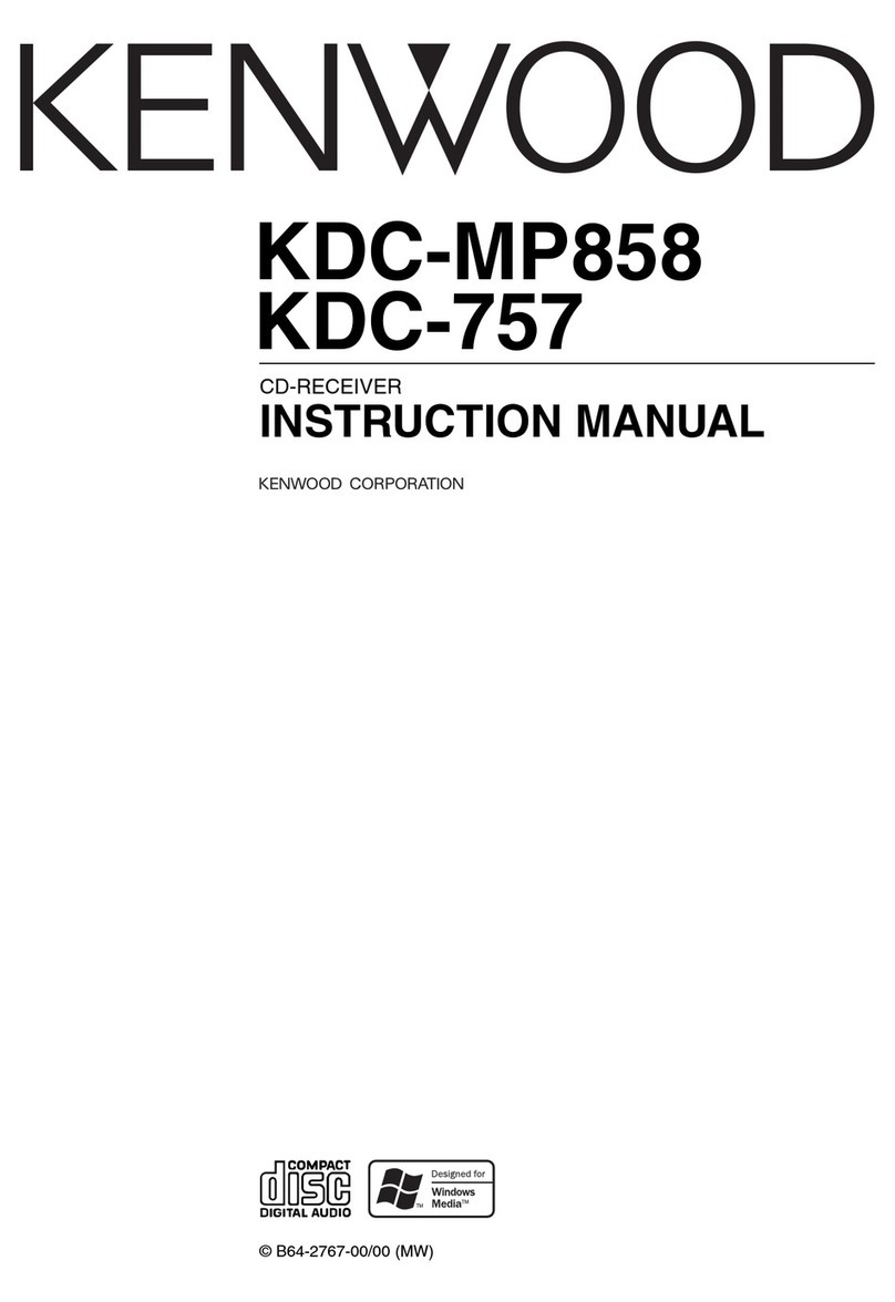 Kenwood KDC-757 User manual