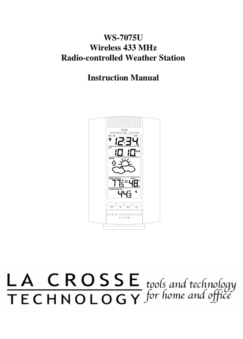 La Crosse Technology WS-7075U instruction manual