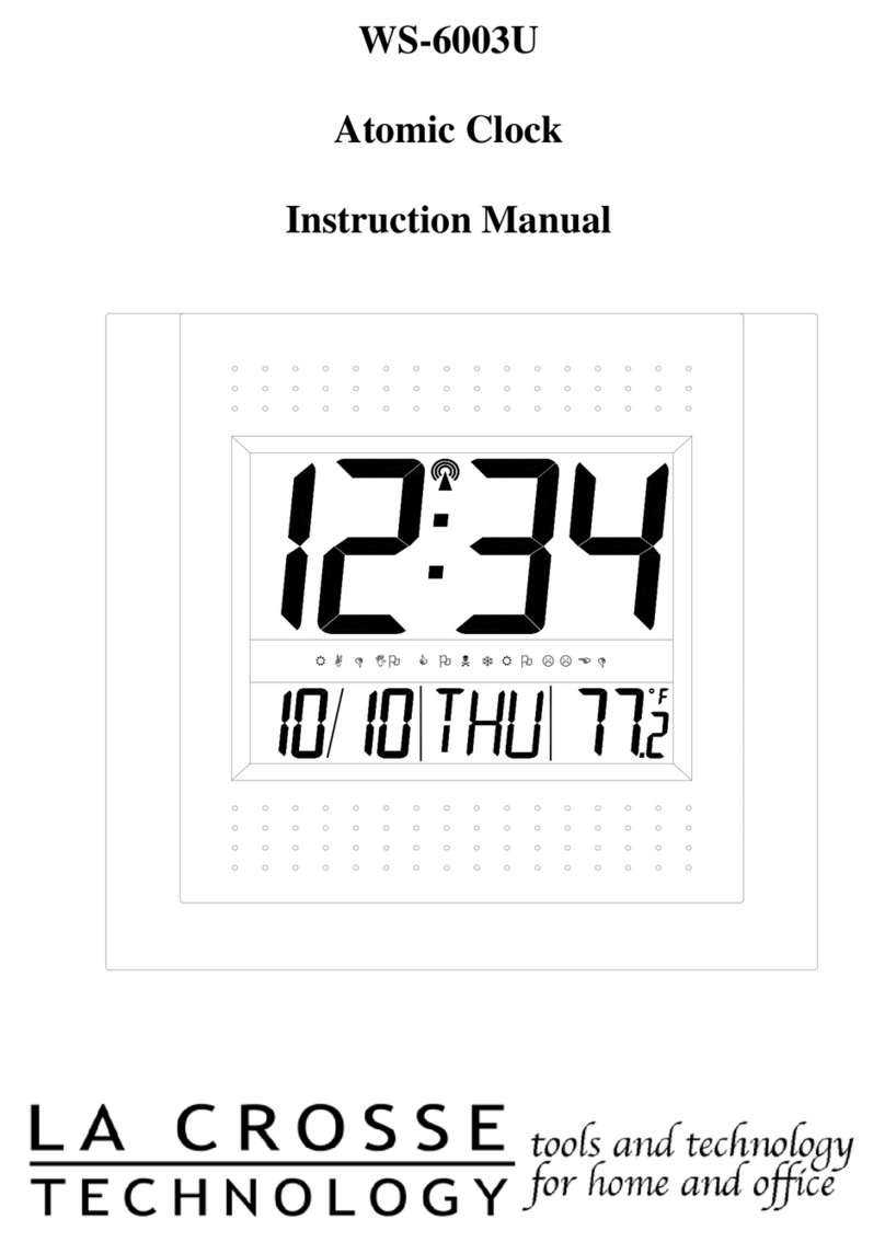 La Crosse Technology WS-6003U instruction manual
