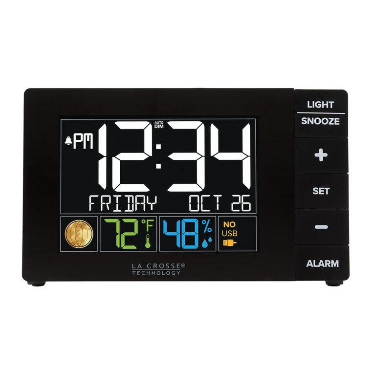 La Crosse Technology Clock user manual