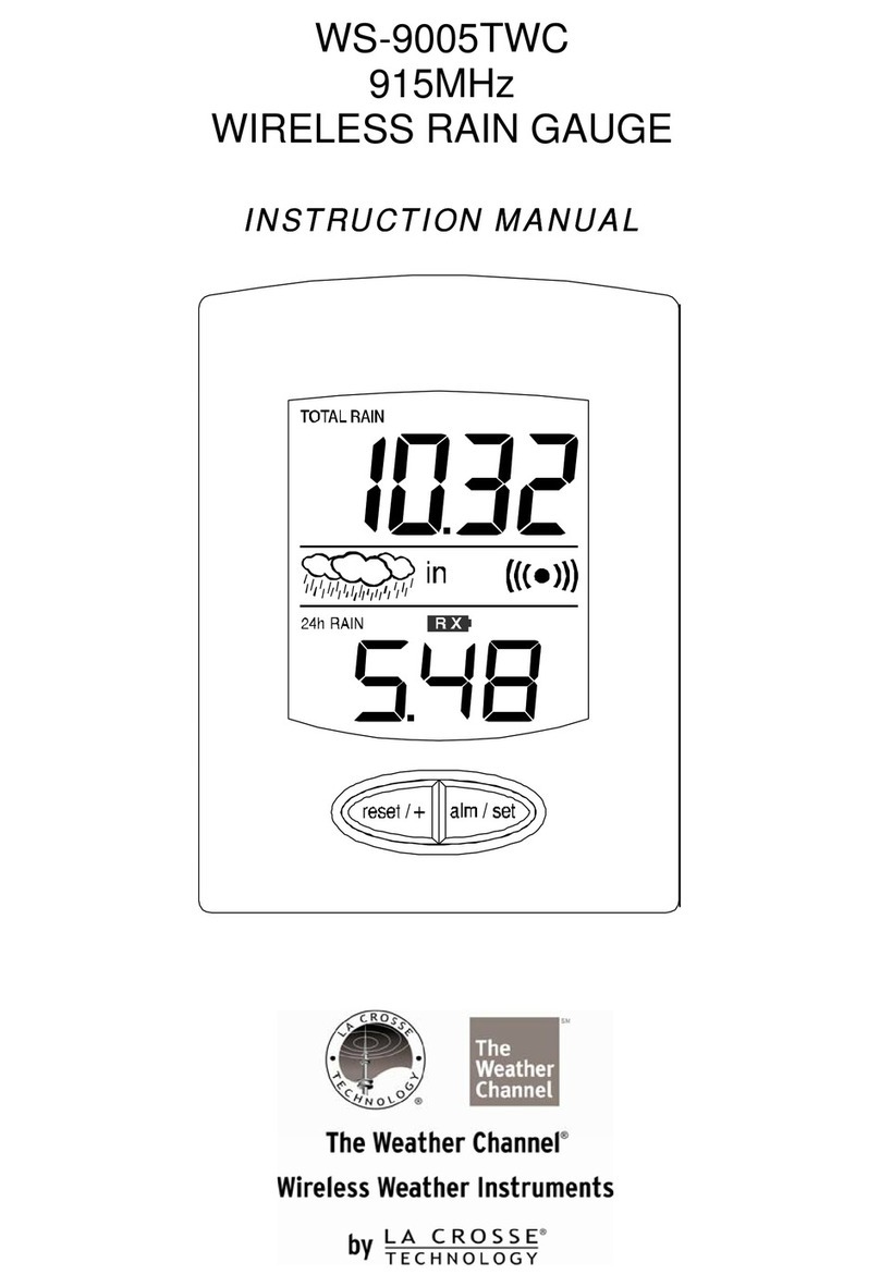 La Crosse Technology The Weather Channel WS-9005TWC instruction manual
