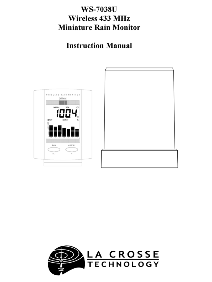 La Crosse Technology WS-7038U instruction manual