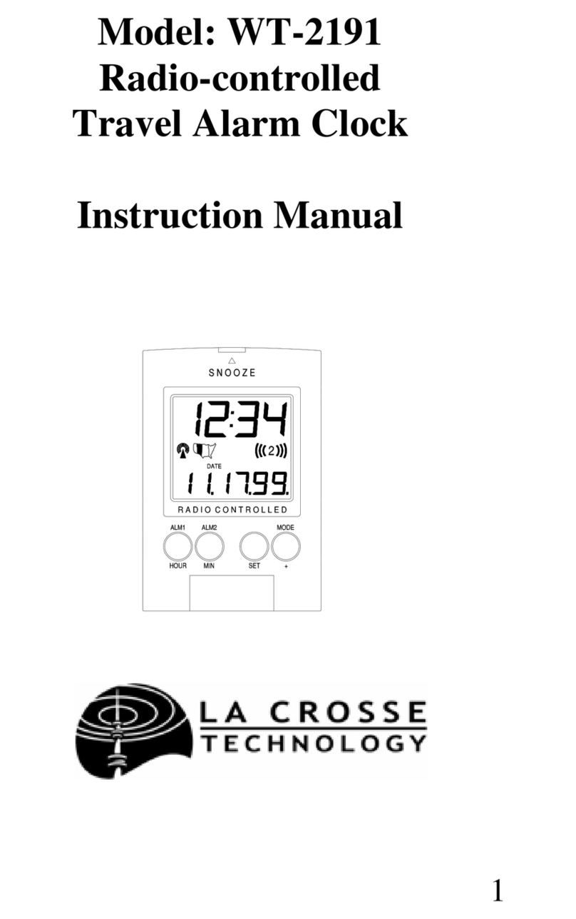 La Crosse Technology WT-2191A instruction manual