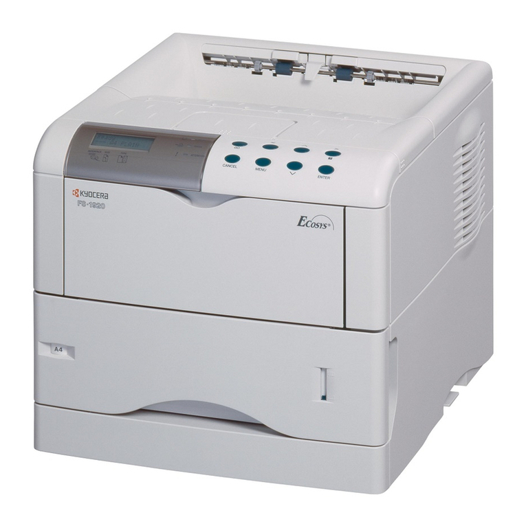 Kyocera Ecosys FS-3820N User manual Kyocera Ecosys FS-3820N User manual