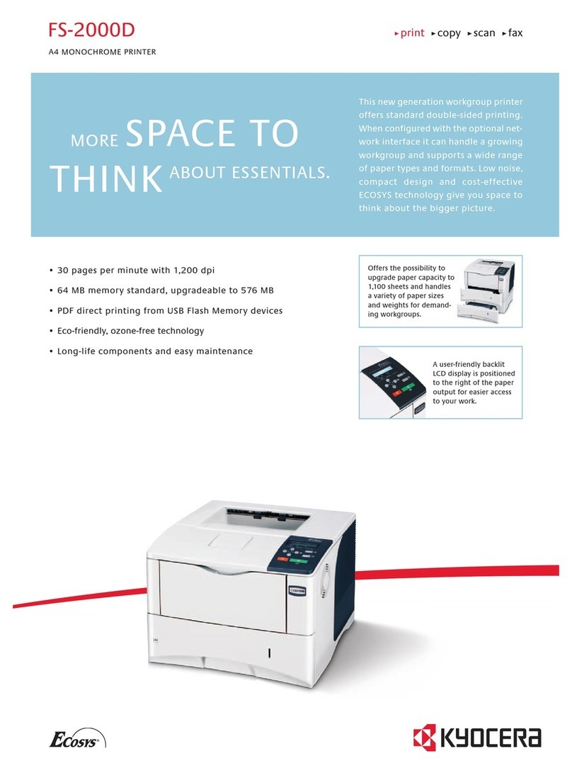 Kyocera FS-2000DN User manual