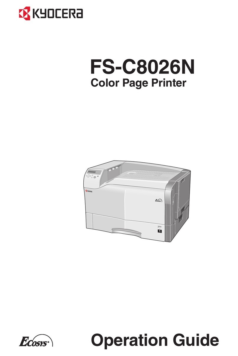 Kyocera FS C8026N User manual