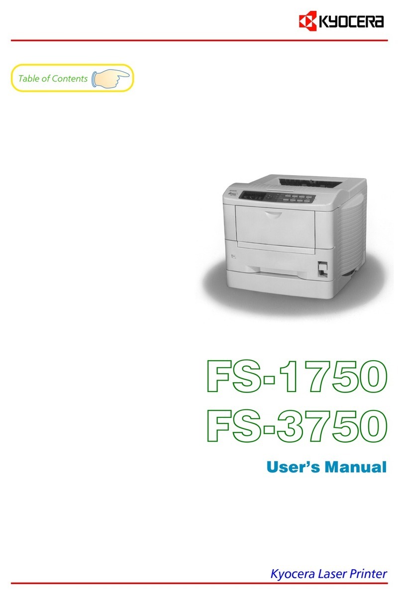 Kyocera FS-3750 - B/W Laser Printer User manual