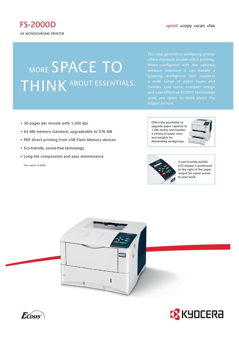Kyocera FS-2000D Features