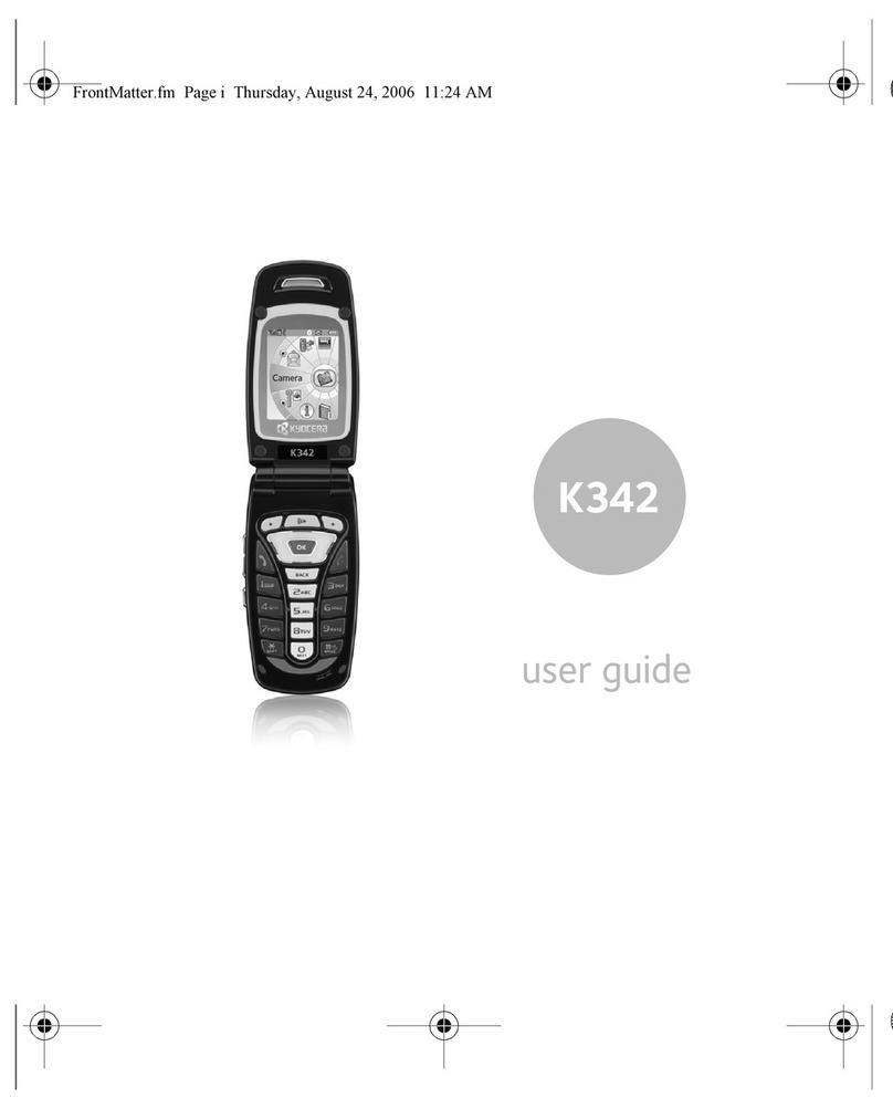Kyocera K342 user guide