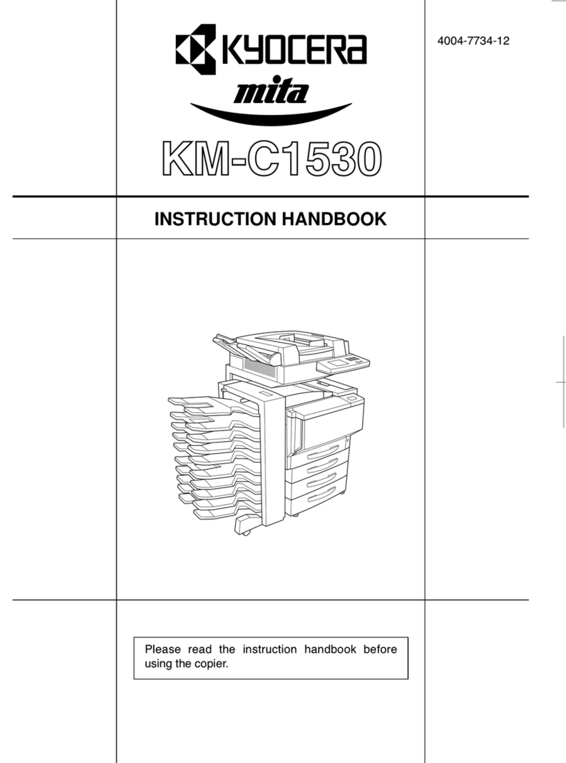 Kyocera Mita KM-C1530 Instruction handbook