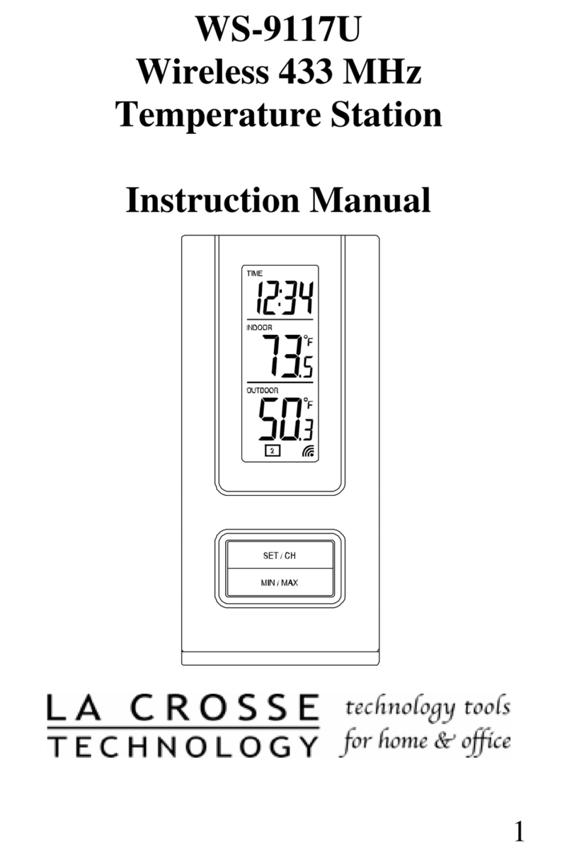 La Crosse Technology WS-9117U instruction manual